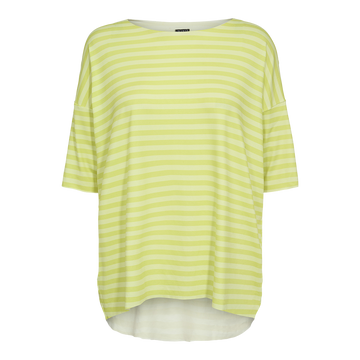 Liberté - Alma T-shirt SS, 9519 - Lime Yellow Stripe