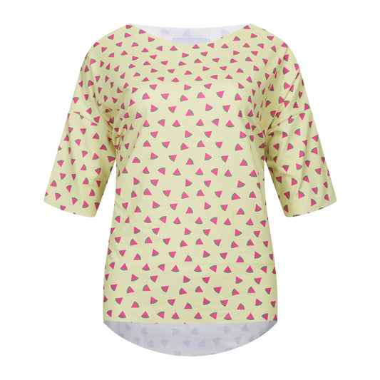 Liberté - Alma T-shirt SS, 9519 - Yellow Watermelon