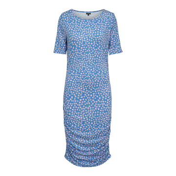 Liberté - Alma Long Dress SS, 9531 - Blue Rosa Flowers