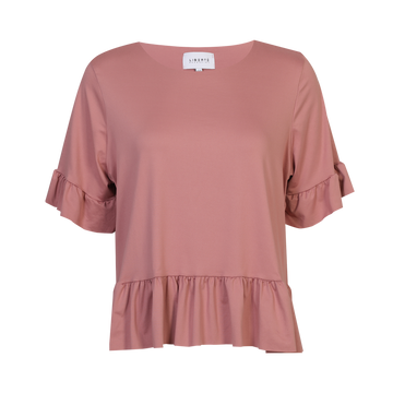 Liberté - Alma Frill T-shirt SS, 9549 - Nostalgia Rose