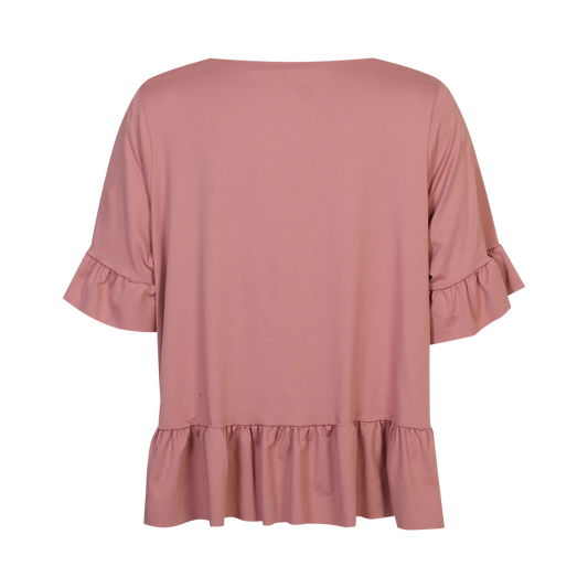 Liberté - Alma Frill T-shirt SS, 9549 - Nostalgia Rose