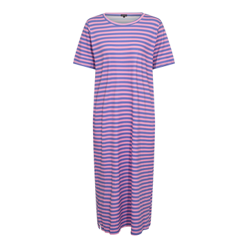 Liberté - Alma T-shirt Dress SS, 9562 - Blue Pink Stripe