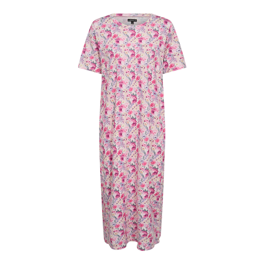 Liberté - Alma T-shirt Dress SS, 9562 - Romantic Flowers