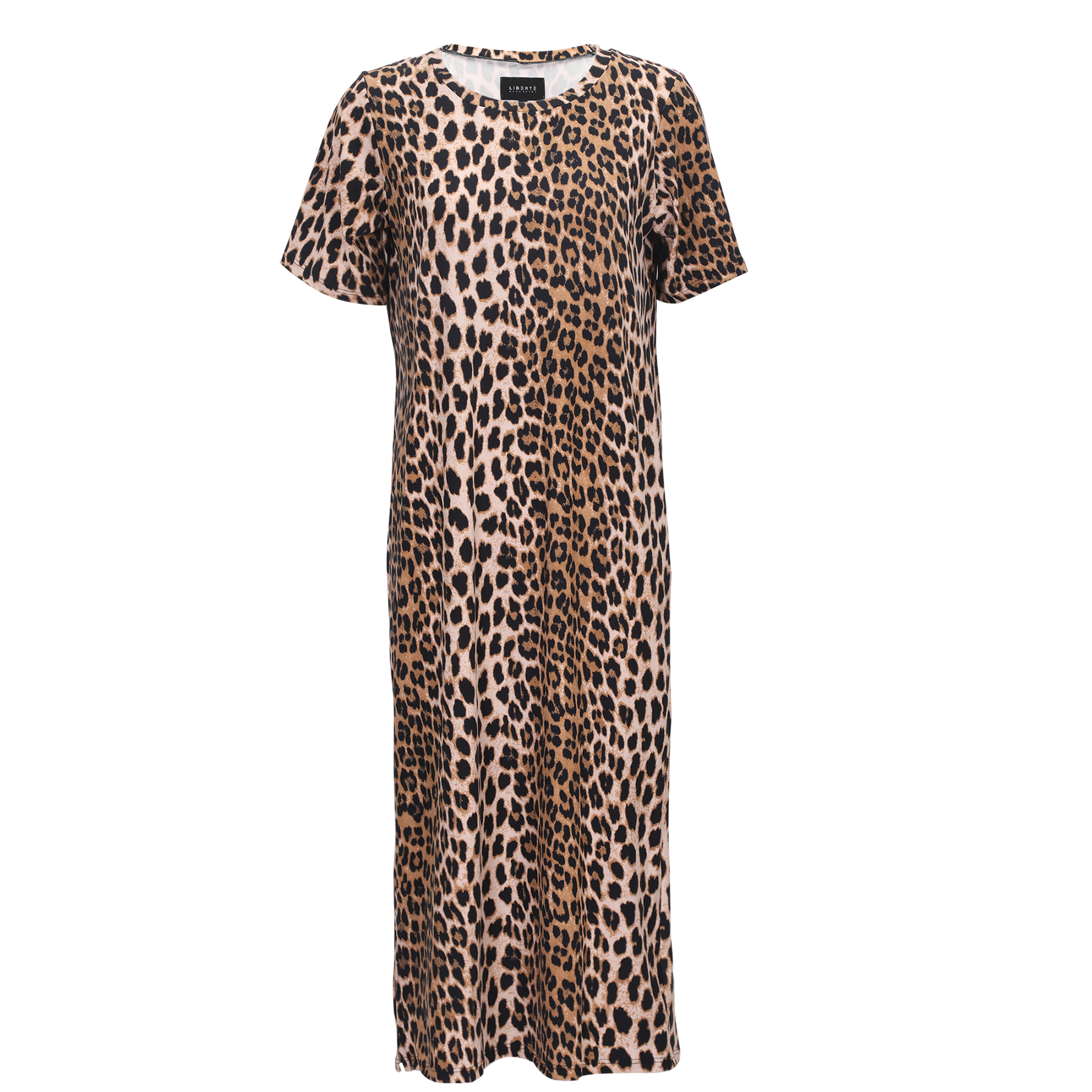 FORUDBESTILLING // Liberté - Alma T-shirt Dress SS, 9562 - Lux Leo (Levering ca. uge 19/20)