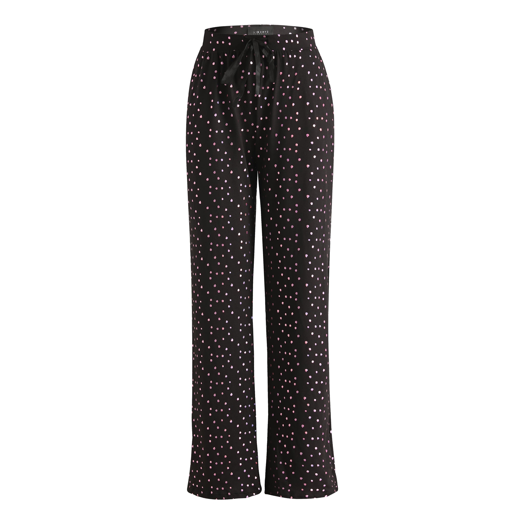 Liberté - Alma Wide Pants, 9564 - Black Pink Holographic Dot