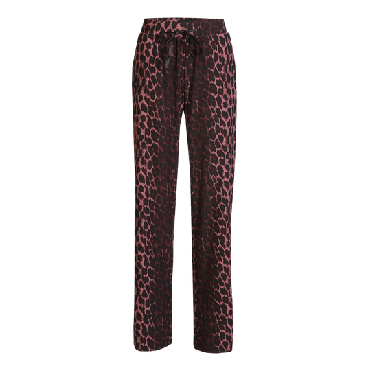 Liberté - Alma Wide Pants, 9564 - Bordeaux Lux Leo