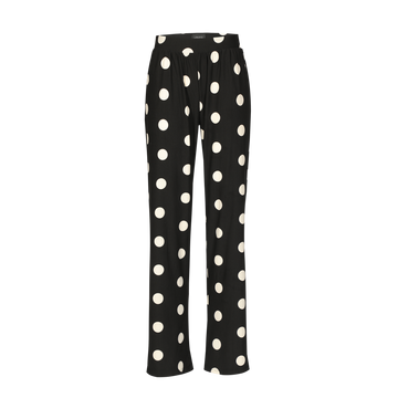 Liberté - Alma Wide Pants, 9564 - Black Big Dot