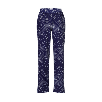 Liberté - Alma Wide Pants, 9564 - Blue Scarf