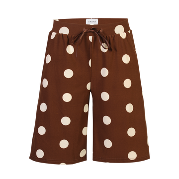 Liberté - Alma Shorts, 9574 - Brown Creme Dot