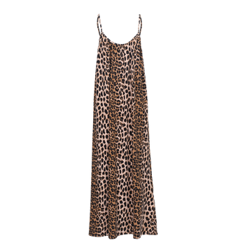 FORUDBESTILLING // Liberté - Alma Long Strap Dress, 9579 - Lux Leo (Levering ca. uge 19/20)