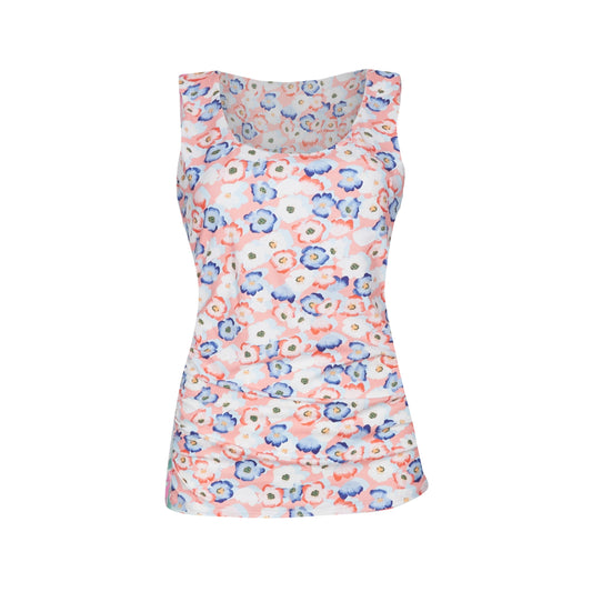 Liberté - Alma SL Turn Top, 9580 - Peachy Blue Flower