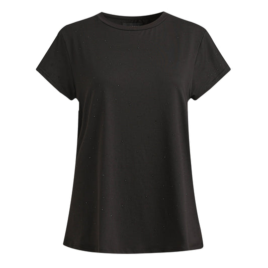 Liberté - Alma U T-shirt SS, 9581 - Black Black Simili