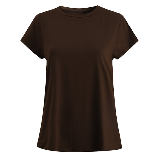 Liberté - Alma U T-shirt SS, 9581 - Mocca
