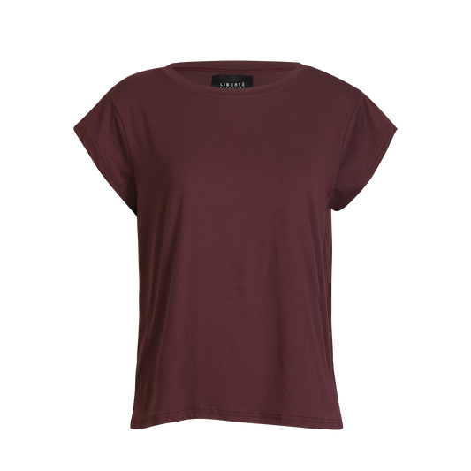 Liberté - Alma U T-shirt SS, 9581 - Bordeaux