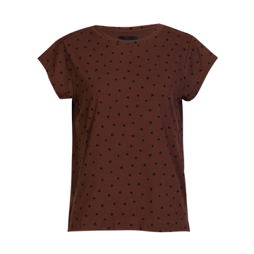 Liberté - Alma U T-shirt SS, 9581 - Brown Black Heart