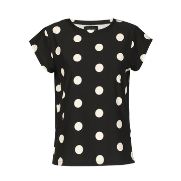 Liberté - Alma U T-shirt SS, 9581 - Black Big Dot