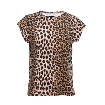 Liberté - Alma U T-shirt SS, 9581 - Lux Leo (x Neon Orange)