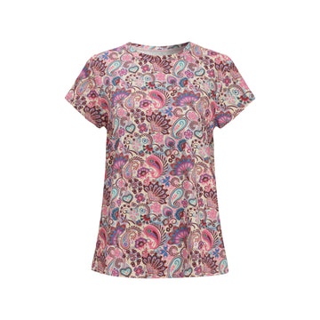 Liberté - Alma U T-shirt SS, 9581 - Pink Paisley
