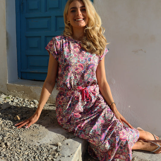 Liberté - Alma Loose Skirt, 9582 - Pink Paisley