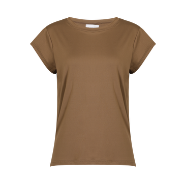 Liberté - Alma U T-shirt SS, 9581 - Shitake Brown