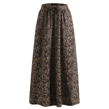 Liberté - Alma Loose Skirt, 9582 - Mocca Brown Lace