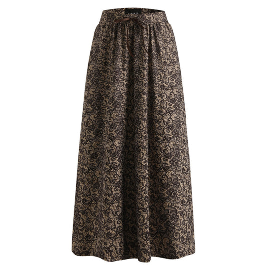 Liberté - Alma Loose Skirt, 9582 - Mocca Brown Lace