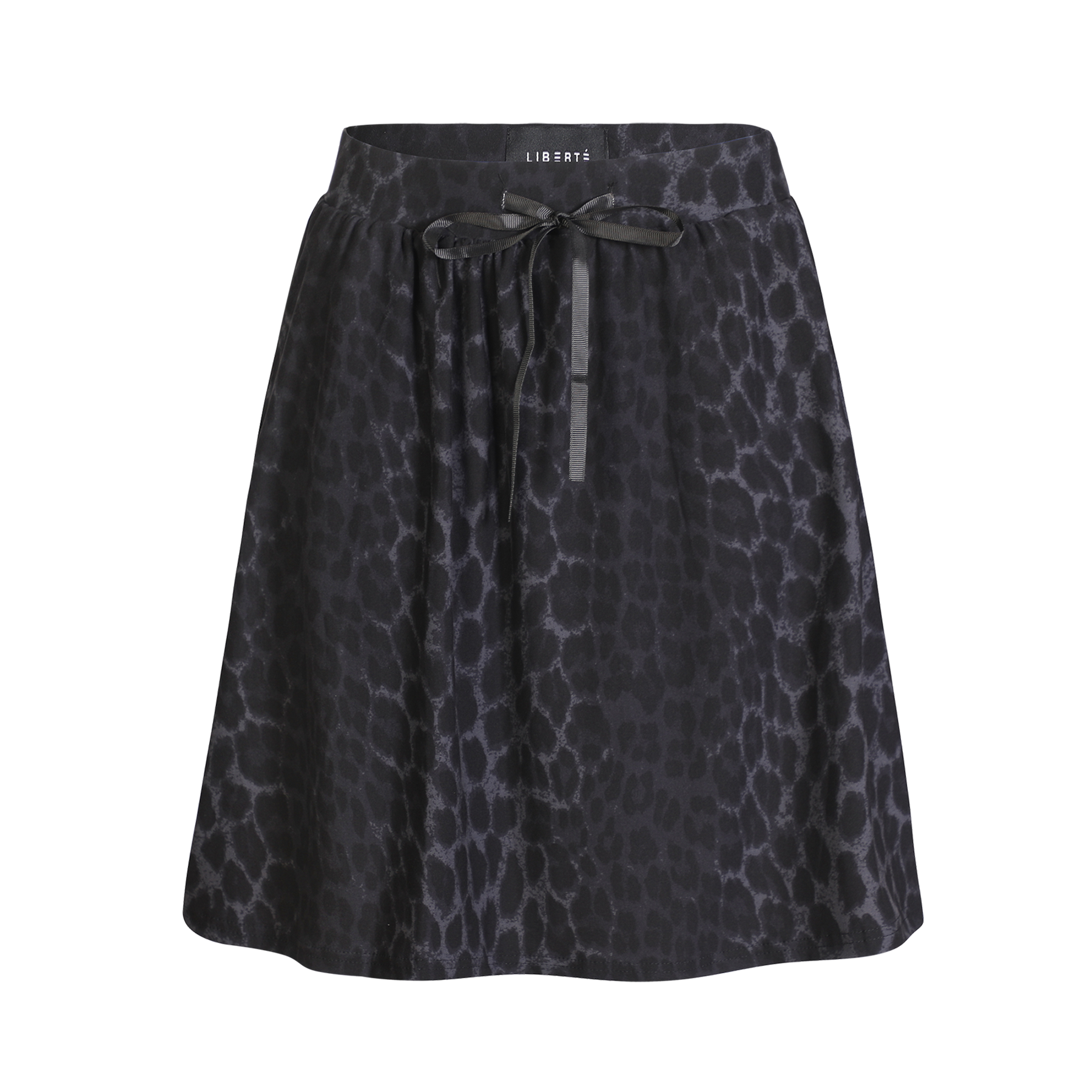 Liberté - Alma Short Loose Skirt, 9587 - Dark Grey Leo