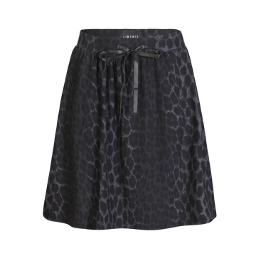 Liberté - Alma Short Loose Skirt, 9587 - Dark Grey Leo