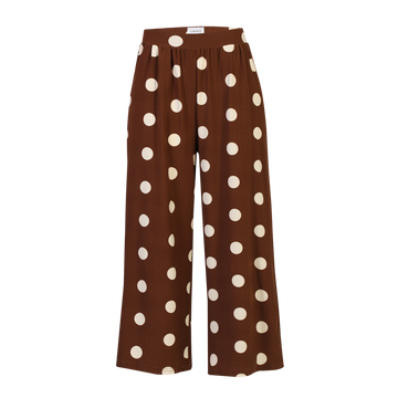 Liberté - Alma Culotte Pants, 9591 - Brown Creme Dot