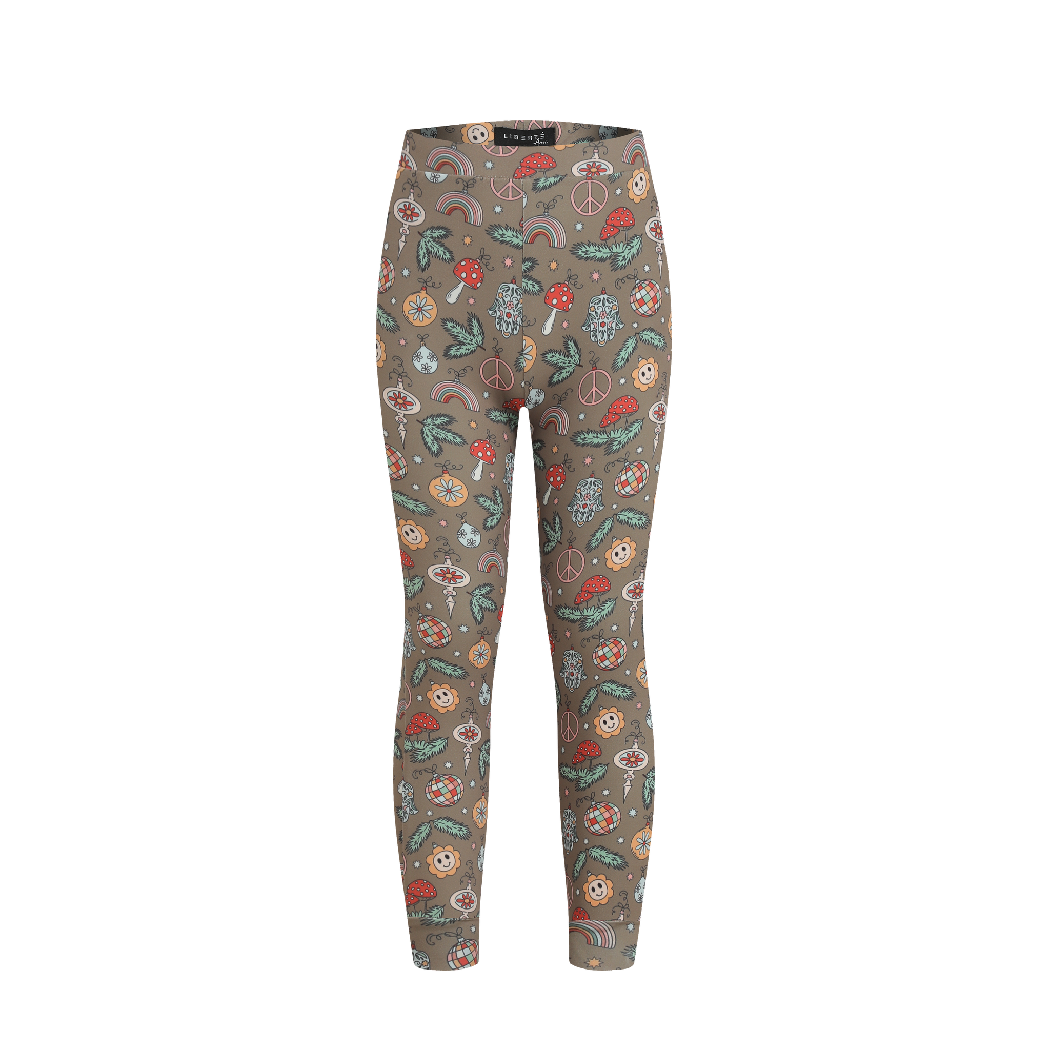 Liberté - Alma KIDS Pants, 9600 - Smiley Peace Brown