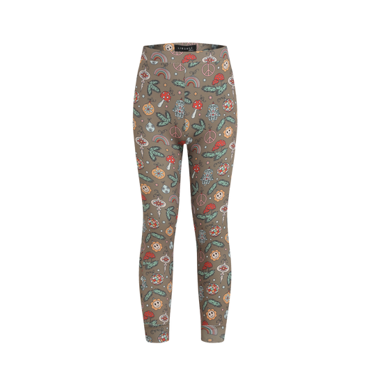 Liberté - Alma KIDS Pants, 9600 - Smiley Peace Brown