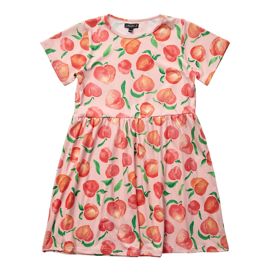 Liberté - Alma KIDS Babydoll Dress SS, 9652 - Peachy