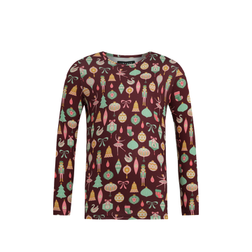 Liberté - Alma KIDS LS T-Shirt, 9659 - Ballerina Bordeaux