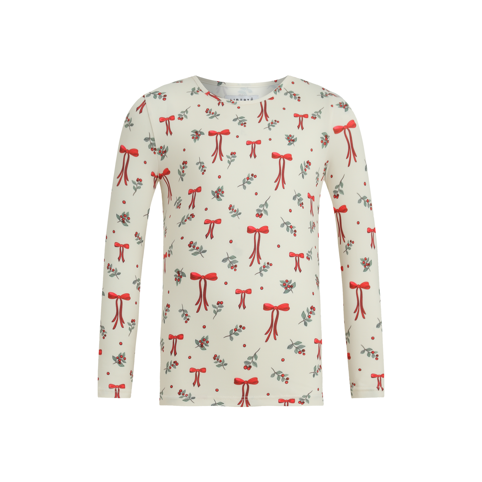 Liberté - Alma KIDS LS T-Shirt, 9659 - Red Bow Creme