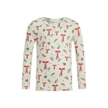 Liberté - Alma KIDS LS T-Shirt, 9659 - Red Bow Creme