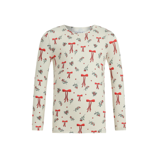 Liberté - Alma KIDS LS T-Shirt, 9659 - Red Bow Creme