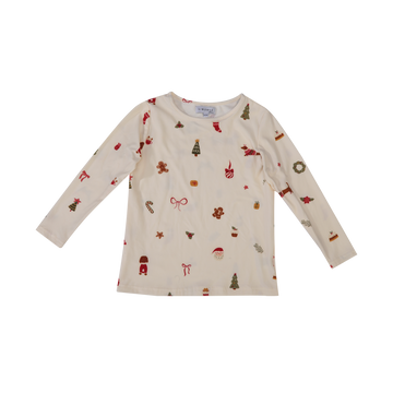 Liberté - Alma KIDS LS T-Shirt, 9659 - Dog Creme
