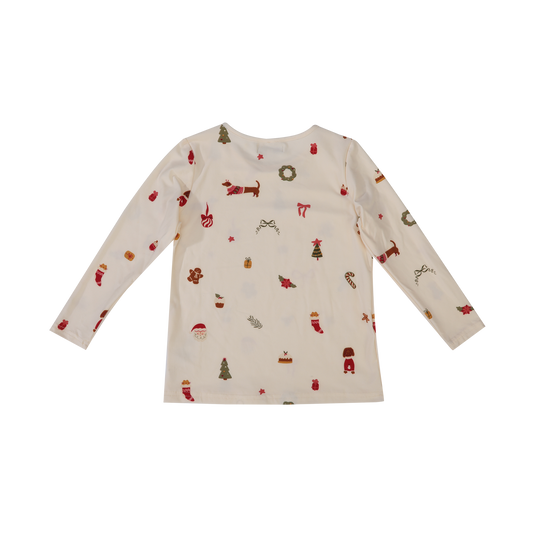 FORUDBESTILLING // Liberté - Alma KIDS LS T-Shirt, 9659 - Dog Creme (Forventet levering uge 42)