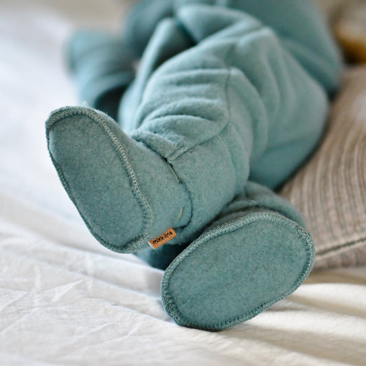 Mikk-Line - Wool Footies, 9815ML - Balsam Green