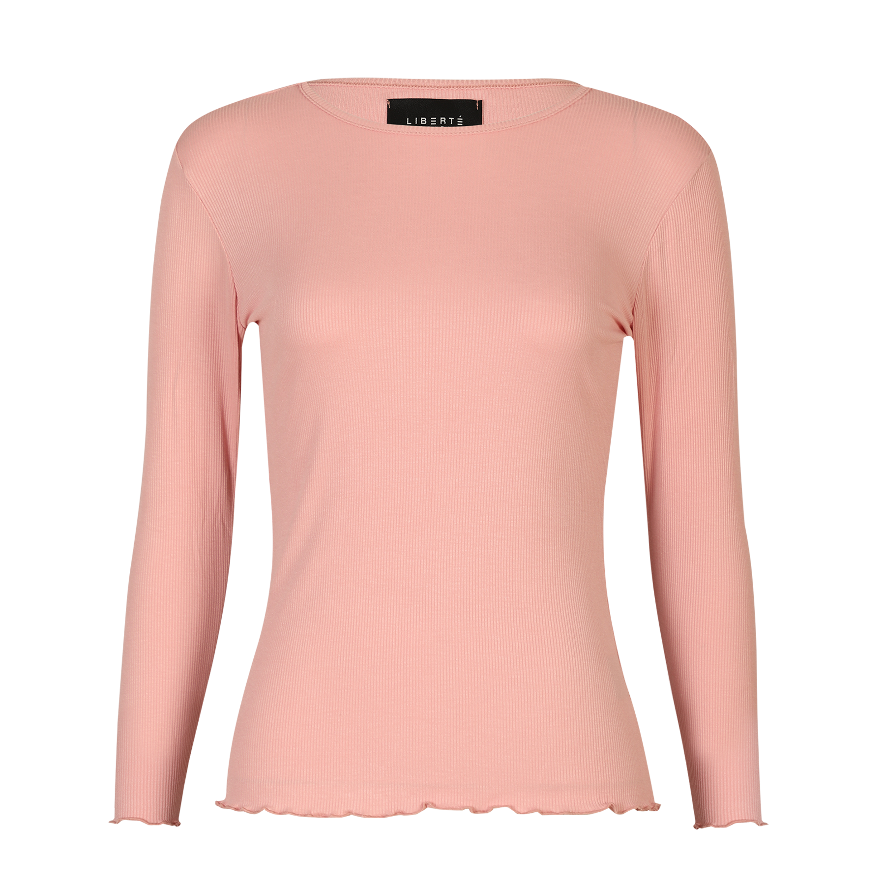 Liberté - Natalia LS Round Neck Blouse, 9914 - Dusty Rose