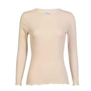 Liberté - Natalia LS Round Neck Blouse, 9914 - Ivory
