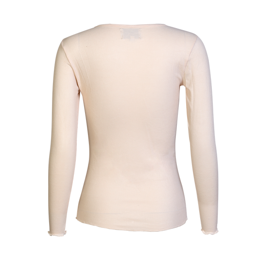 Liberté - Natalia LS Round Neck Blouse, 9914 - Creamy