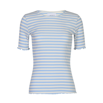 Liberté - Natalia SS Blouse, 9971 - Blue Creme Stripe
