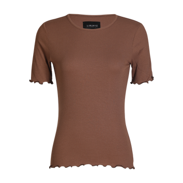 Liberté - Natalia SS Blouse, 9971 - Light Brown