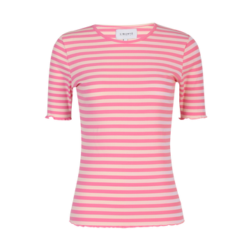 Liberté - Natalia SS Blouse, 9971 - Pink Rose Stripe