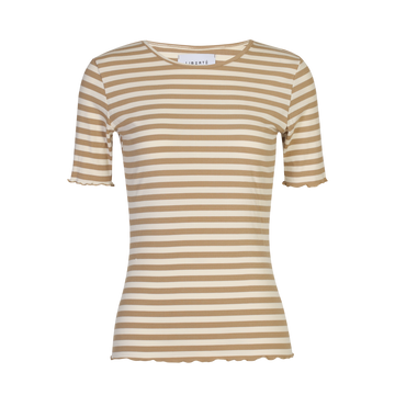 Liberté - Natalia SS Blouse, 9971 - Sand Creme Stripe
