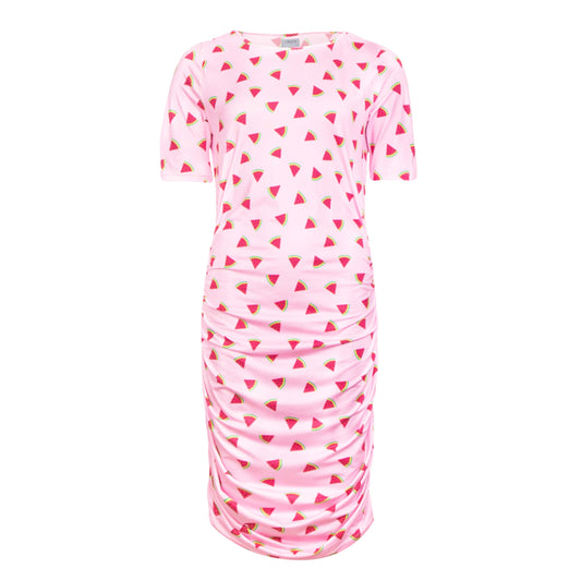 Liberté - Alma Long Dress SS, 9531 - Pink Watermelon