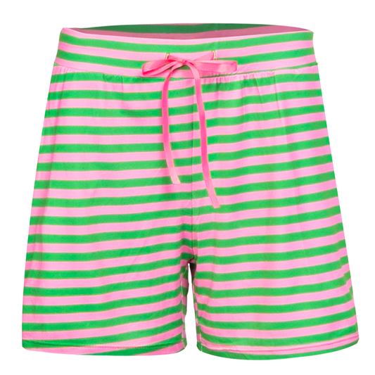 Liberté - Alma Shorts, 9517 - Green Pink Stripe