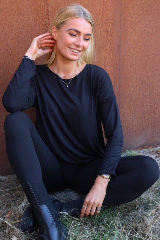 Liberté - Alma Leggings, 9550 - Black Black Simili