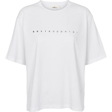 Basic Apparel - Raja Logo Tee SS - White